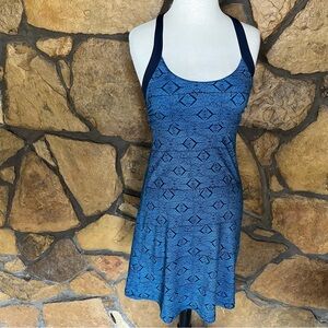 Patagonia Blue Halter Sundress Casual Mini